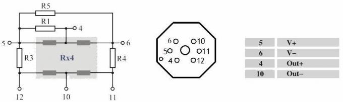 Sensore HT Sensore di pressione di silicio diffuso HT-IQT-B per misurazione ad alta temperatura 4