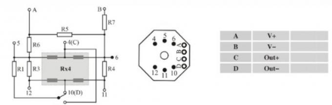 HT26V 10V Sensore di pressione al silicio piezoresistivo Sensore di diaframma OEM 6