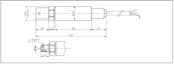 BH93420-IT Sensore di pressione del livello del serbatoio dell'acqua SS304 Sensore di pressione del livello dell'acqua 0