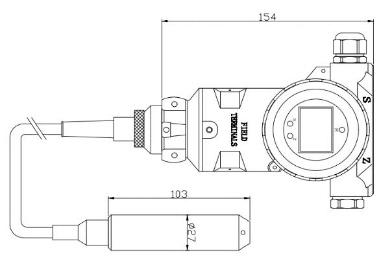 BHZ93420III Trasmettitore di livello dell'acqua Trasmettitore di livello intelligente in acciaio inossidabile 2