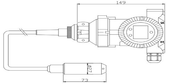BHZ93420III Trasmettitore di livello dell'acqua Trasmettitore di livello intelligente in acciaio inossidabile 1